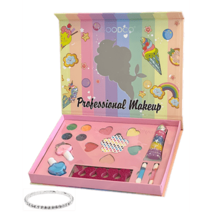 IGOODCO 16in1 Ice Cream Makeup Set for Kids - Colourful and Fun Makeup Kit