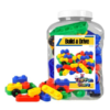 50 Building Blocks & Cars Colorful Interlocking Set Toys for Kids