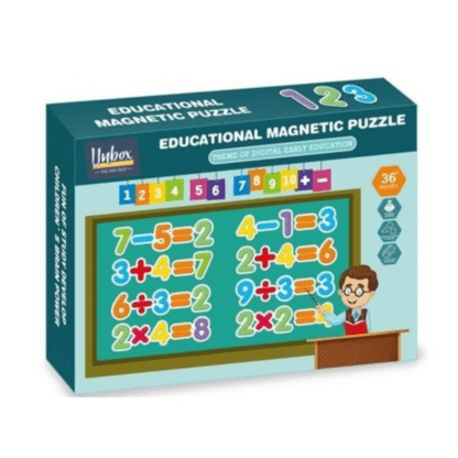 Magnetic boards, numbers, and math symbol signs for toddlers and kids.