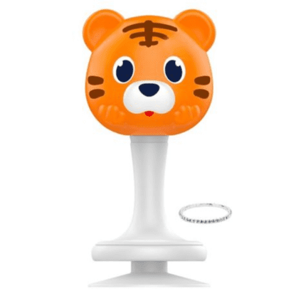 Baby Animal Themed Rattle & Teether Toy - Tigger Tiger for Infants Aged 0+ Months