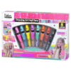 Unbox - Set of 8 Girls Drawing Art Nail Pens + Nail Stickers & Glitter Set - Image 2