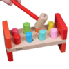 Unbox Wooden Bench with Toy Hammering Mallet for Pounding Coloured Blocks - Image 6
