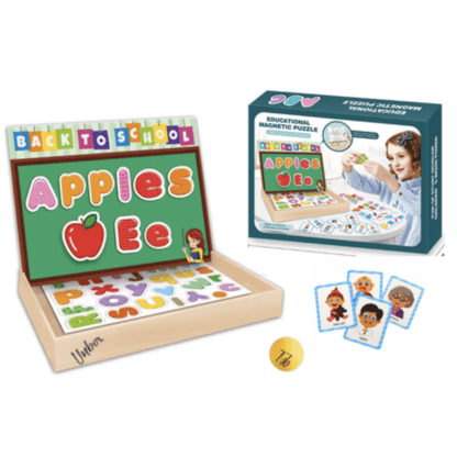 Magnetic Alphabet Colour Shape Learning Board for Toddlers and Preschoolers