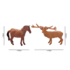 Realistic Animals Figures Toys - Safari Wilf Zoo Domestic Plastic Figurines - 6 Piece - Image 4