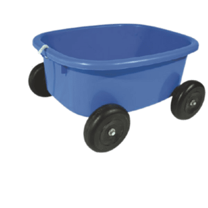 Kids Outdoor Plastic Pull Wagon Cart Blue