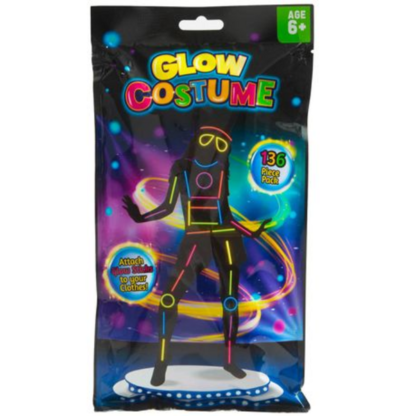 Glow in the Dark - Glow Stick Costume (136 piece)
