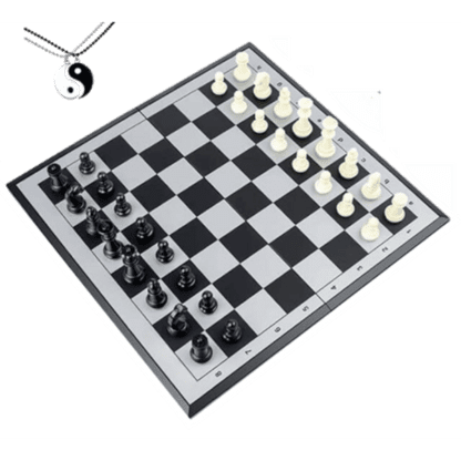 Lightweight Magnetic Folding Chess Set for 2 Players - Ideal for Home or Travel - Boys and Girls