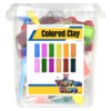 Colored Modeling Clay Set Family Fun - 12 Colors 8 Moulds & Accessories