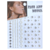 Glam Your Look - Body Face Art Adhesive Rhinestone Crystal & Pearl Stickers