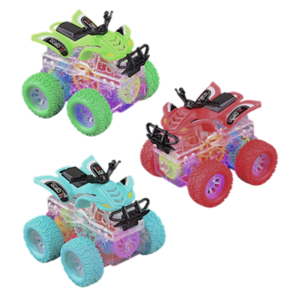 Kids Pull Back & Go Quad Bike Offroad Scooter for Indoor and Outdoor Fun