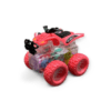 3x Kids Pull Back & Go Inertia Quad Bike Offroad Scooters - Blue Green Pink