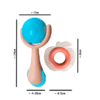 Teething in Style -10 Piece Set of Infant Baby Teether Toy Rattles Age 0+m - Image 2