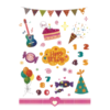 Kids Mixed Pack Rainbow Coloured Tattoos - Theme Stickers - Image 2