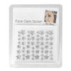 Set of 3 - Face Gem Stickers Color Rhinestones - Hearts, Diamonds, & Stars - Image 5