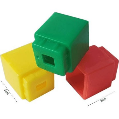 Early Math Skills Learning - Linking Counting Math Cubes Block Set - Age 5+ - Image 2