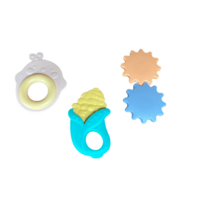 Teething in Style -10 Piece Set of Infant Baby Teether Toy Rattles Age 0+m - Image 5