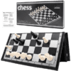26cm x 26cm Light Magnetic Folding Chess Set - Boys Girls Play Home or Away - Image 3
