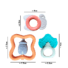 Teething in Style -10 Piece Set of Infant Baby Teether Toy Rattles Age 0+m - Image 6
