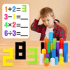 Early Math Skills Learning - Linking Counting Math Cubes Block Set - Age 5+ - Image 3