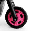 Kids Black Scooter with either Pink or Red Wheels / Hubcaps - Image 3