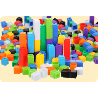 Early Math Skills Learning - Linking Counting Math Cubes Block Set - Age 5+ - Image 4