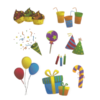 Kids Mixed Pack Rainbow Coloured Tattoos - Theme Stickers - Image 3