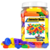90 Piece Connector Blocks Colorful Building Interlocking Set Toys for Kids - Image 4