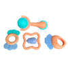 Teething in Style -10 Piece Set of Infant Baby Teether Toy Rattles Age 0+m - Image 3