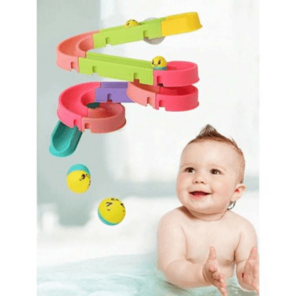 Fun Interactive Bath time Water Ball Track Ball Toy Game for Kids Ages 3+ - Image 3
