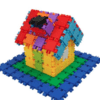 100 Piece Interlocking Square Up Blocks Colorful Building Set Toys for Kids - Image 4