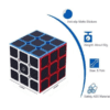 Tvb 3x3x3 Smooth Carbon Fiber Paterned Magic Puzzle - Non-Pro - Speed Cube - Image 6
