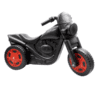 Kids Black Scooter with either Pink or Red Wheels / Hubcaps - Image 4