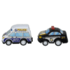 City Police Team - Kids Pull-Back Police Car Playset - Set of 4 - Image 3