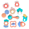 Teething in Style -10 Piece Set of Infant Baby Teether Toy Rattles Age 0+m - Image 8