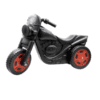Kids Black Scooter with either Pink or Red Wheels / Hubcaps - Image 6