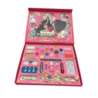 Girls Toddlers Kids Pretend Makeup Series Set - Sparkle, Shine and Glow