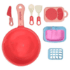 13 Piece Delicacy Kitchen Kids Fun Playset - Kitchen Appliances & Fruit Kit - Image 2