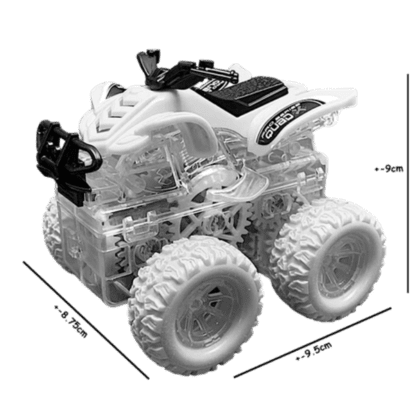 Kids Pull Back & Go Inertia Quad Bike Offroad Scooters - Indoor Outdoor Fun - Image 11
