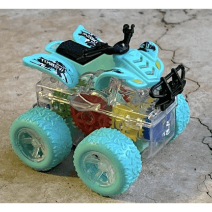 Kids Pull Back & Go Inertia Quad Bike Offroad Scooters - Indoor Outdoor Fun - Image 12