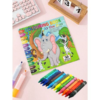 Ditch Bulky colouring Books with our Eli At the Zoo Colour by Number Fun! - Image 3