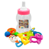 Shake, Rattle Role - Baby Bottle Charity Box or Piggy Bank with 8 Rattles! - Image 2