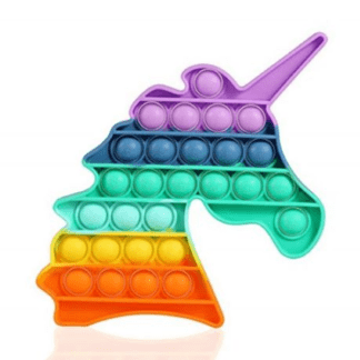 Unicorn Rainbow Pop It Fidget Toy for Kids and Adults