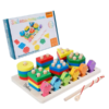 2 in 1 Fishing Log Educational Shape Sorting Board - Montessori Inspired - Image 5
