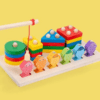2 in 1 Fishing Log Educational Shape Sorting Board - Montessori Inspired - Image 6
