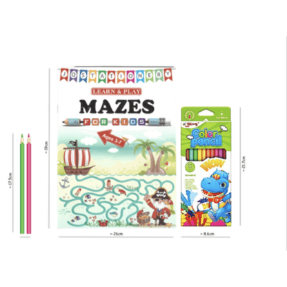Fun & Learning Combined: Mazes and Colours for Little Geniuses - Image 3