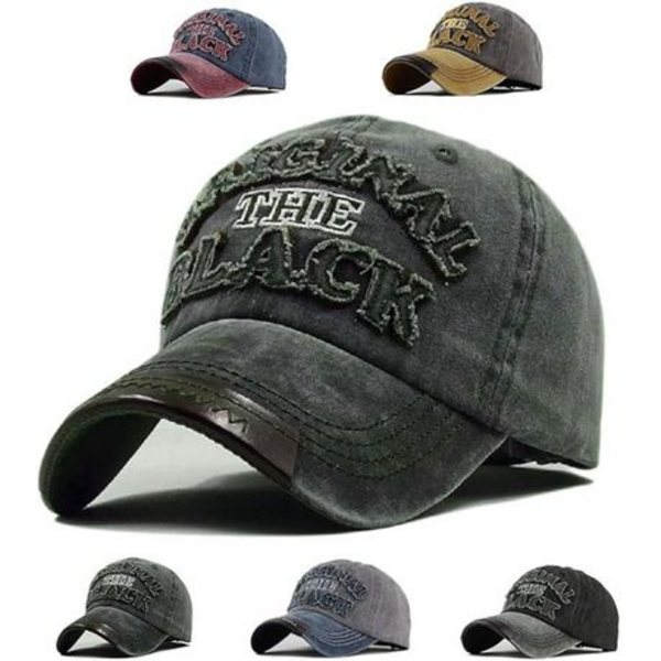 Black - Step Up Your Style with the Washed Classic Vintage Retro Baseball Cap! - Image 12