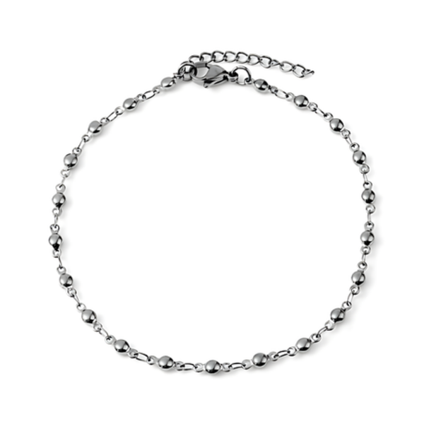 Shimmer and Shine: The Bead and Link Silver Bracelet