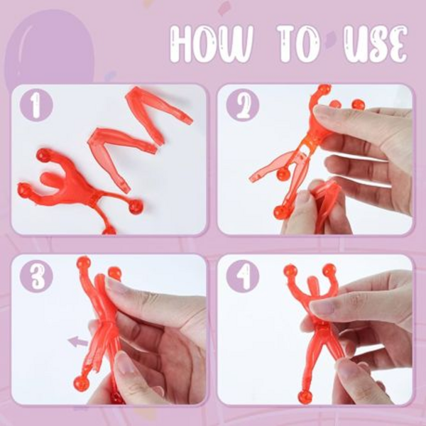 Sticky Shenanigans - Gravity-Defying Stretchy Men - 5 Pack - Image 5