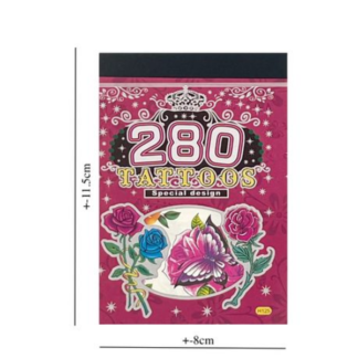 Blossom into Fun: Bulk Sets of Flower and Rose Temporary Tattoos - Pack of 20