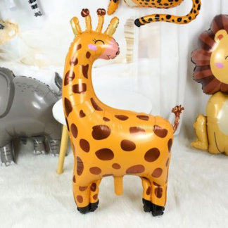 The Fun Store Tall and Fun Balloons - 2 Pack of 3D Giraffe Foil Balloons